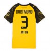Damen Fußballbekleidung Borussia Dortmund Waldemar Anton #3 Heimtrikot 2025-26 Kurzarm